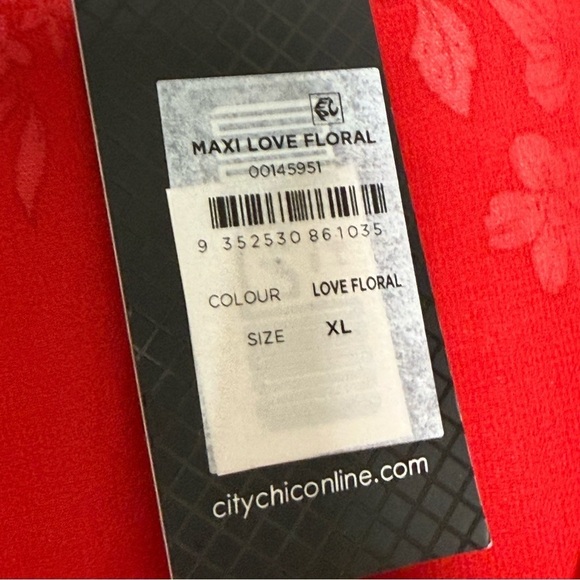 CITY CHIC Res Floral Love Maxi Dress XL/22 NWT - Picture 6 of 10